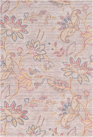 Surya Diwali DIW-1004 Camel Dark Brown Mustard Red Blue Denim Tan Area Rug main image