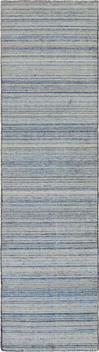 Trans Ocean Dakota 6147/03 Stripe Blue Area Rug by Liora Manne