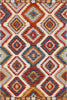 Surya Dena DNA-1005 Dark Red Khaki Camel Burnt Orange Medium Gray Brown Lime Navy Bright Blue Sky Area Rug main image