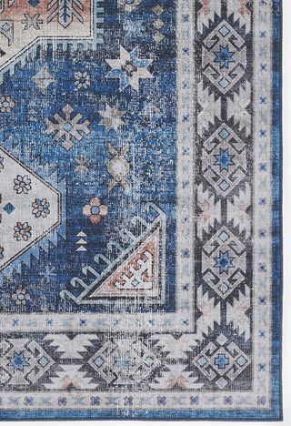 Momeni Doheny DOH-3 Blue Area Rug by Novogratz Corner Image