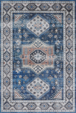 Momeni Doheny DOH-3 Blue Area Rug by Novogratz main image