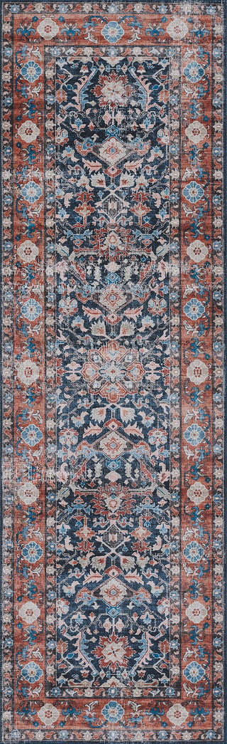 Momeni Doheny DOH-4 Navy Area Rug by Novogratz Runner Image