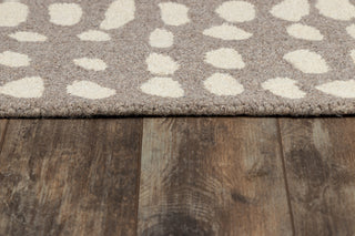 Momeni Domino Hook DOM-1 Beige Area Rug by Novogratz