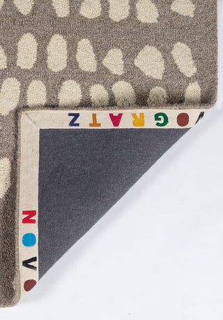 Momeni Domino Hook DOM-1 Beige Area Rug by Novogratz