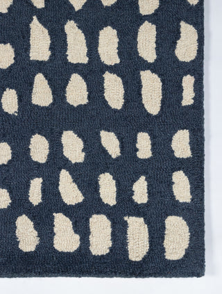 Momeni Domino Hook DOM-1 Blue Area Rug by Novogratz