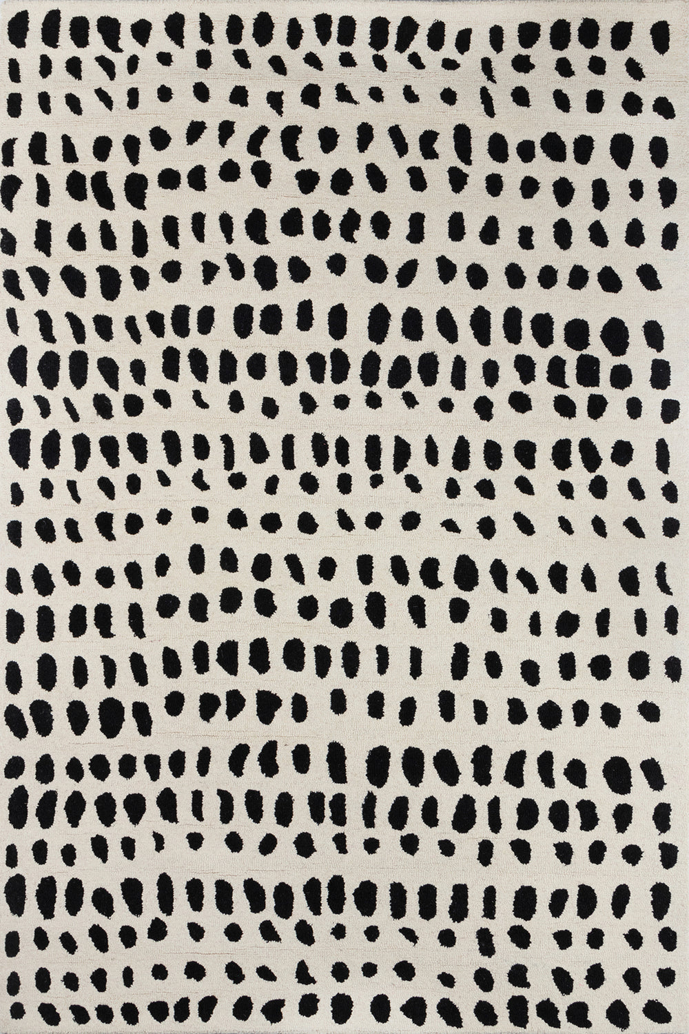 Momeni Domino Hook DOM-1 Ivory Area Rug by Novogratz
