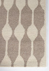 Momeni Domino Hook DOM-2 Beige Area Rug by Novogratz