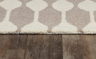 Momeni Domino Hook DOM-2 Beige Area Rug by Novogratz