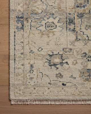 Loloi Dominic DOM-01 Dove/Denim Area Rug Corner Image