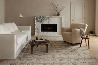 Loloi Dominic DOM-01 Dove/Denim Area Rug Lifestyle Image Feature