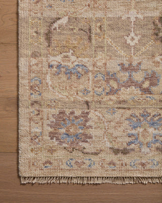 Loloi Dominic DOM-02 Blush/Taupe Area Rug Corner Image