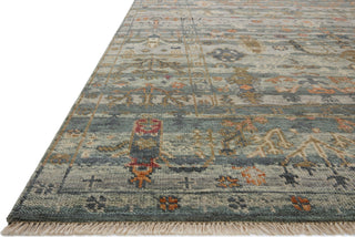 Loloi Dominic DOM-03 Slate/Multi Area Rug Corner Image