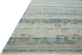 Loloi Dominic DOM-04 Sky/Natural Area Rug Corner Image