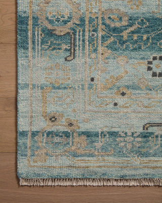 Loloi Dominic DOM-04 Sky/Natural Area Rug Corner Image