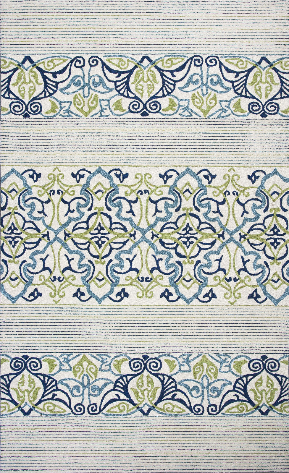KAS Home Escape 7900 Blue Serenity Hand Woven Area Rug by Donny Osmond