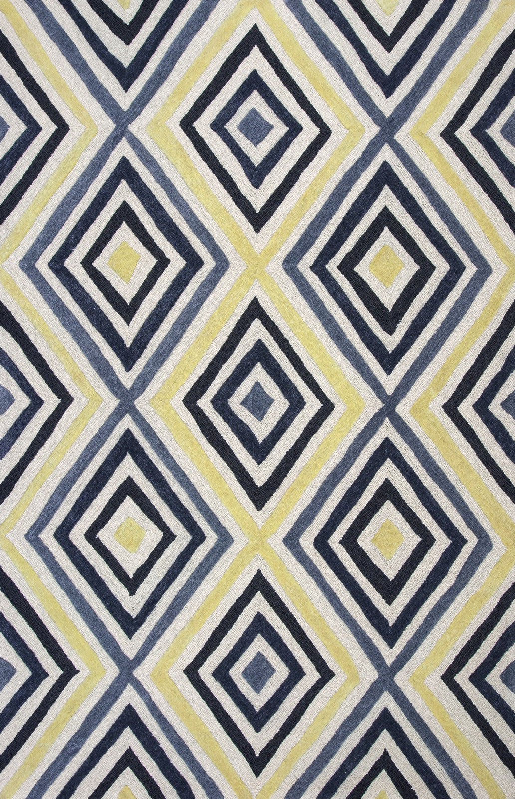 KAS Home Escape 7908 Ivory/Blue Dimensions Hand Woven Area Rug by Donny Osmond
