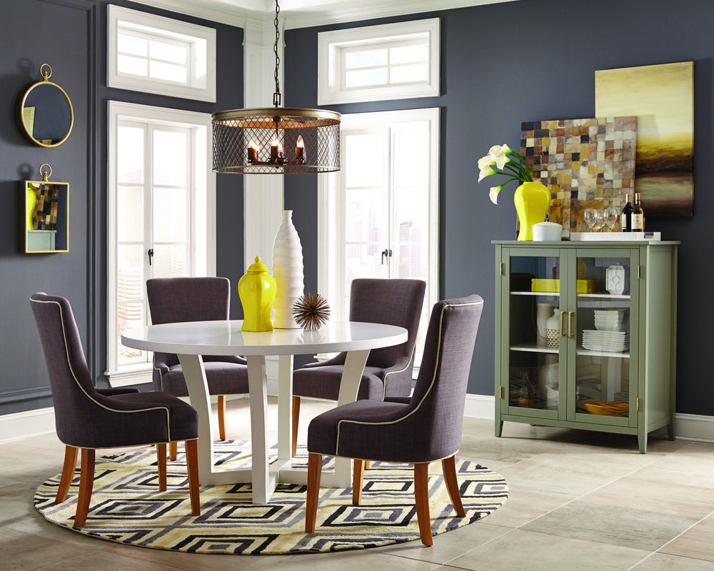 KAS Home Escape 7908 Ivory/Blue Dimensions Area Rug by Donny Osmond Main Image Feature