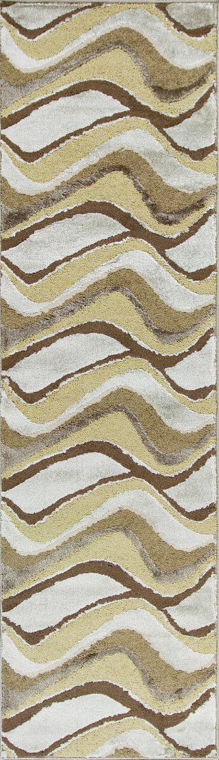 KAS Home Timeless 8005 Metallic Visions Machine Woven Area Rug by Donny Osmond 
