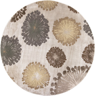 KAS Home Timeless 8009 Silver Starburst Area Rug by Donny Osmond 