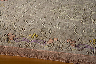 Momeni Dorado DD-14 Pewter Area Rug Corner Shot