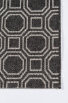 Momeni Downeast DOW-1 Charcoal Area Rug by Erin Gates Close up