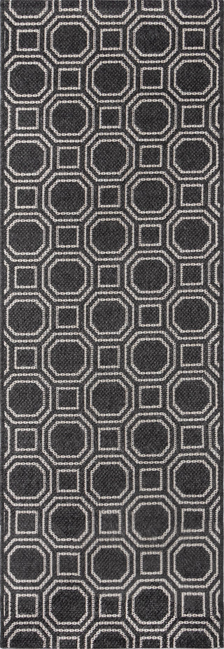 Momeni Downeast DOW-1 Charcoal Area Rug by Erin Gates Runner Image