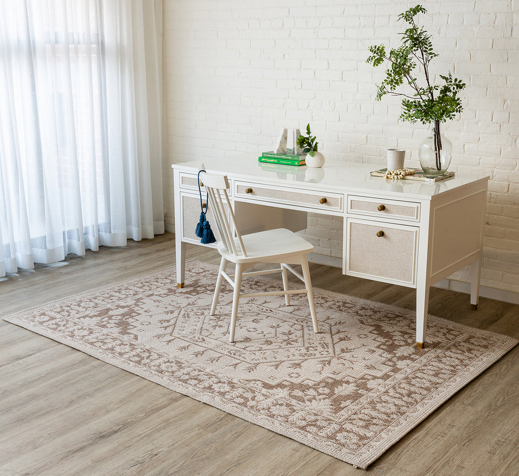 Momeni Downeast DOW-5 Beige Area Rug by Erin Gates Main Image Feature