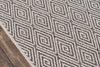 Momeni Downeast DOW-6 Charcoal Area Rug by Erin Gates Close up