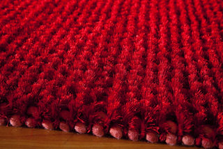 Momeni Downtown DT-01 Red Area Rug Corner Shot