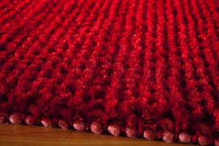 Momeni Downtown DT-01 Red Area Rug Closeup