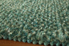 Momeni Downtown DT-01 Teal Area Rug Closeup