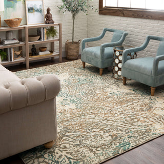 Karastan Touchstone Drava Jadeite Area Rug Lifestyle Image