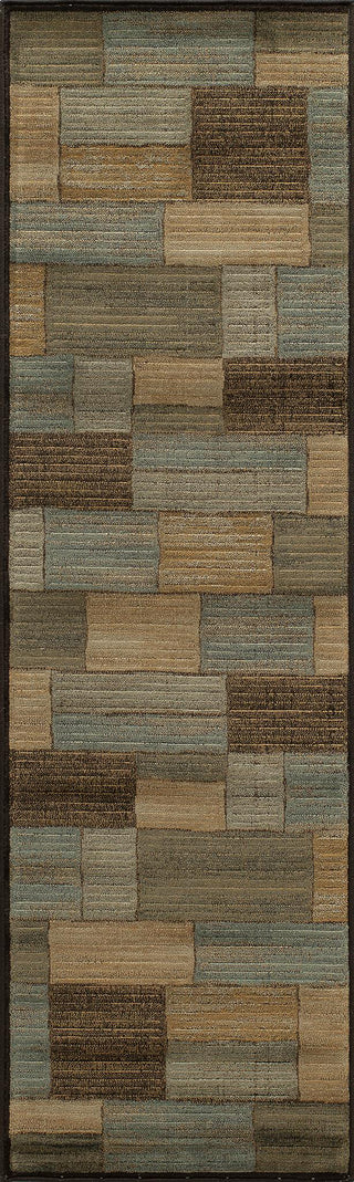 Momeni Dream DR-04 Brown Area Rug Closeup