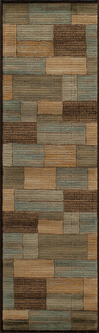 Momeni Dream DR-04 Brown Area Rug Runner Image