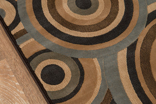 Momeni Dream DR-05 Brown Area Rug Closeup Feature