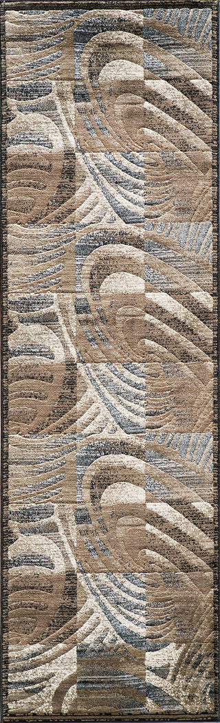 Momeni Dream DR-54 Brown Area Rug Closeup