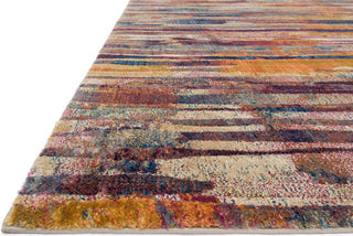 Loloi Dreamscape DM-03 Raspberry / Multi Area Rug Round Image Feature