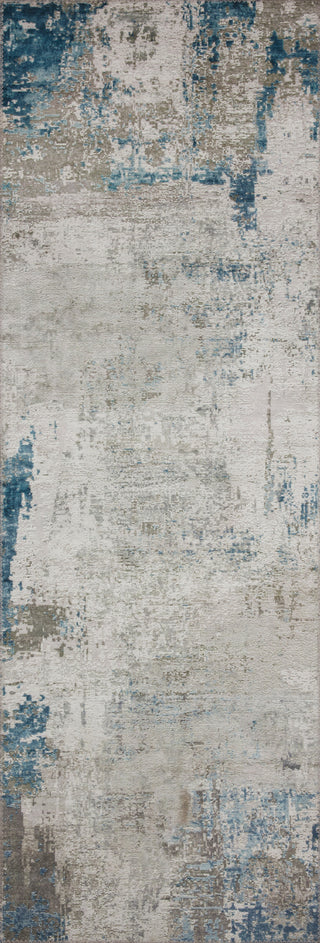 Loloi II Drift DRI-01 Pebble/Ocean Area Rug 2'6''x 7'6'' Runner