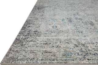 Loloi II Drift DRI-05 Ivory/Silver Area Rug Corner 