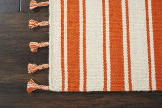 Nourison Rio Vista DST01 Ivory/Orange Area Rug