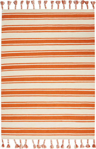 Nourison Rio Vista DST01 Ivory/Orange Area Rug