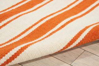 Nourison Rio Vista DST01 Ivory/Orange Area Rug