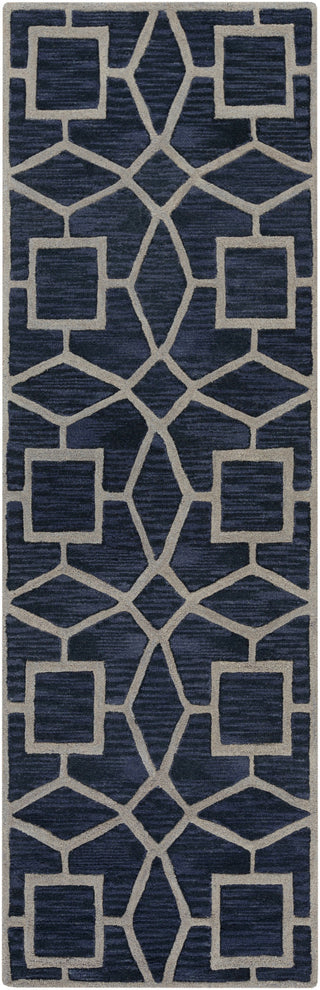 Surya Dream DST-1169 Navy Area Rug 2'6'' x 8' Runner