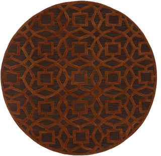 Surya Dream DST-1172 Chocolate Area Rug 8' Round