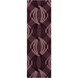 Surya Dream DST-1174 Eggplant Area Rug 2'6'' x 8' Runner