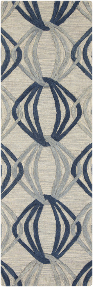 Surya Dream DST-1175 Cobalt Area Rug 2'6'' x 8' Runner