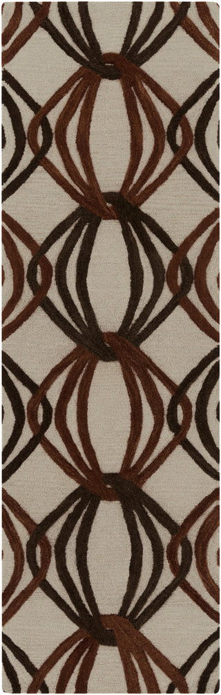 Surya Dream DST-1176 Rust Area Rug 2'6'' x 8' Runner