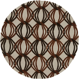 Surya Dream DST-1176 Rust Area Rug 8' Round