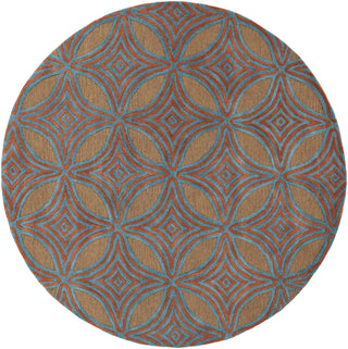 Surya Dream DST-1182 Chocolate Area Rug 8' Round