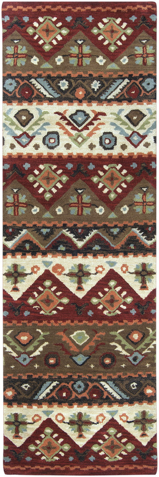 Surya Dream DST-381 Burgundy Area Rug 2'6'' x 8' Runner